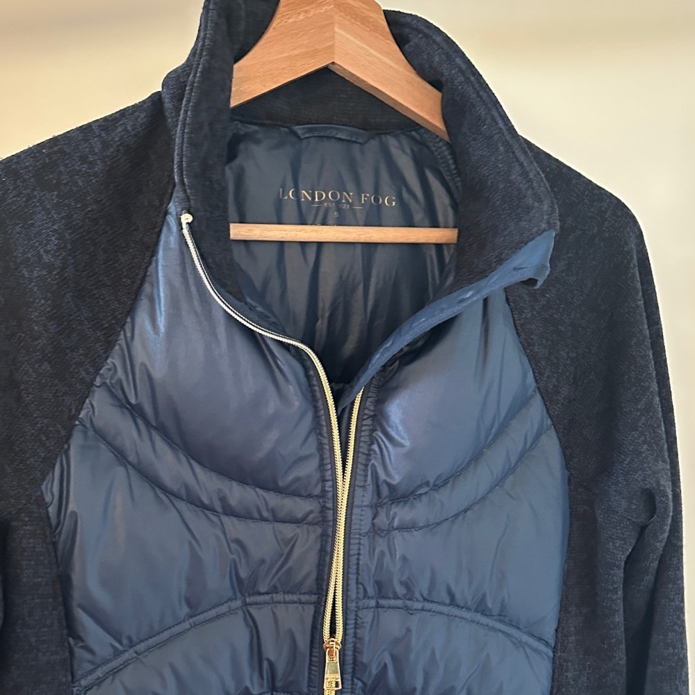 London Fog Navy Blue‎ Puffer Jacket - Picture 4 of 7